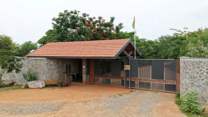 Aerial view of Woods Shamshabad